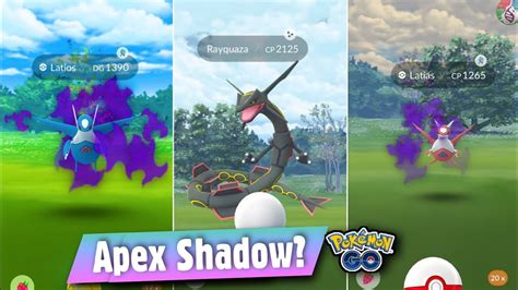 shadow rayquaza pokemon go.